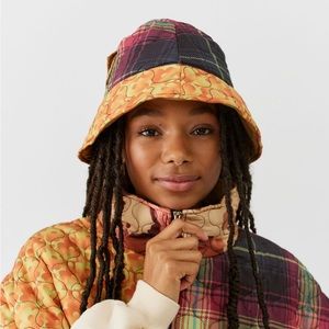 Nylon Mixed Printed Bucket Hat